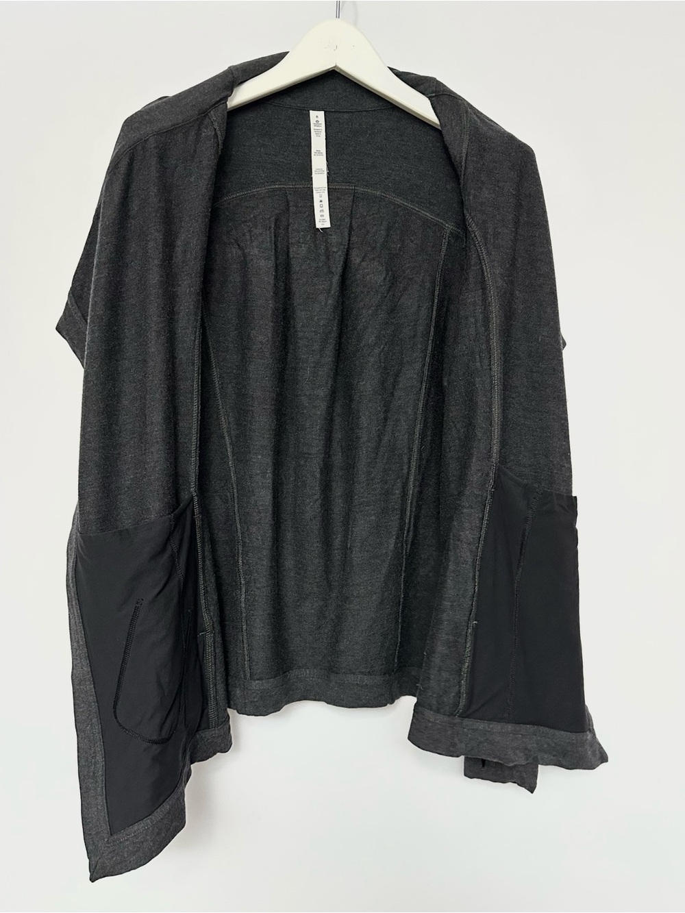 ⏱️FIRM$DROP Lululemon Coast Wrap Heathered Mod Black - Picture 5 of 7